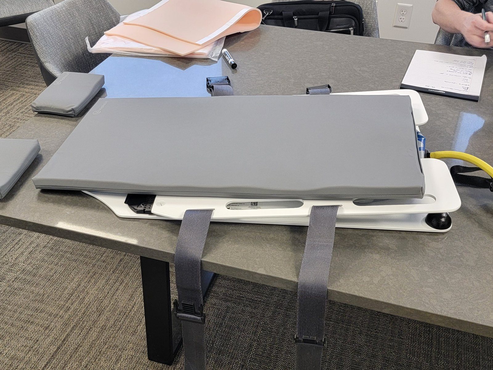 KyphoLift kit on an MRI table