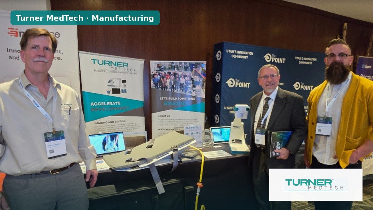 Turner MedTech booth with KyphoLift case