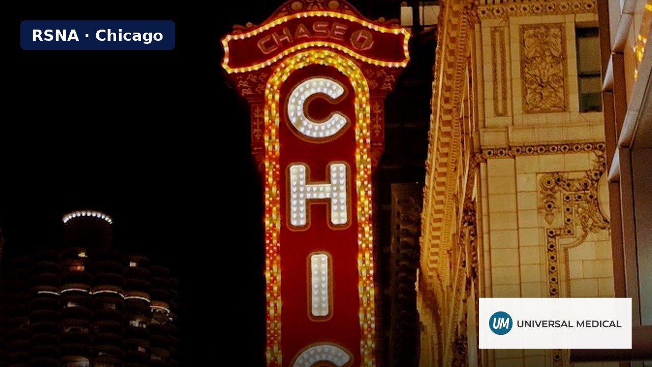 RSNA Chicago - Chicago Theatre at night
