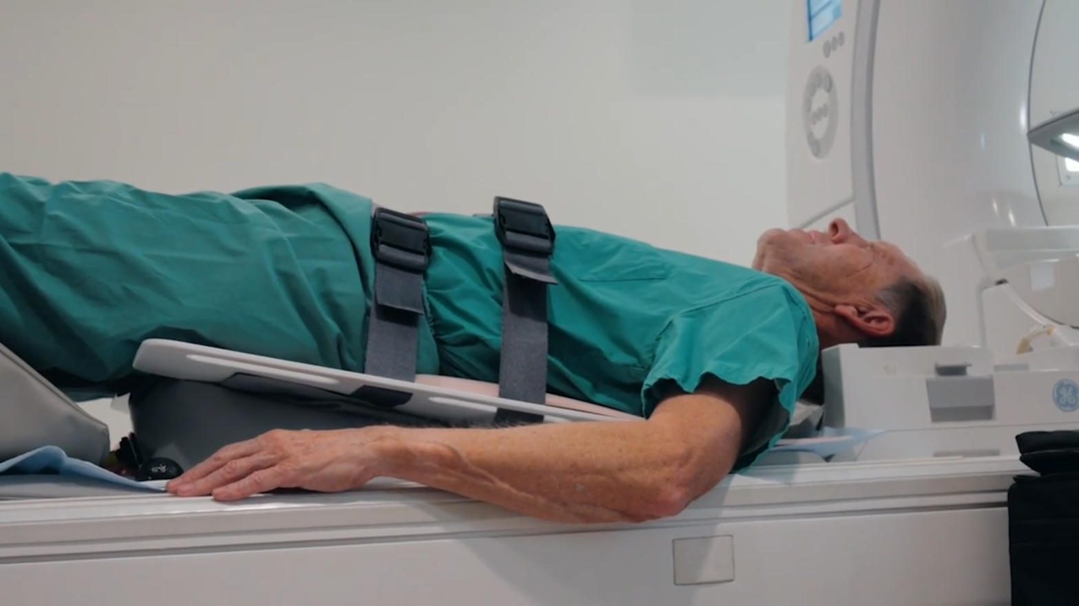 KyphoLift on an MRI table in the scanner